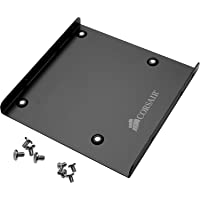 Corsair CSSD-BRKT1 - Tapa con tornillos para Caja de Ordenador- Soporte Soltero de SSD- negro- 10 x 10 x 1.2 cm
